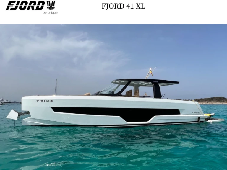 Alquiler Lancha Fjord con o sin  título de navegación