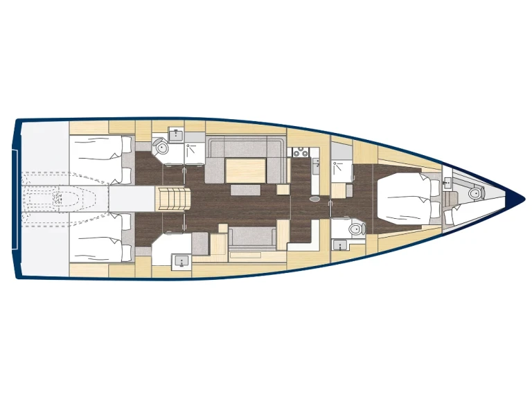 Alquiler de Bavaria Bavaria C57 en Olbia
