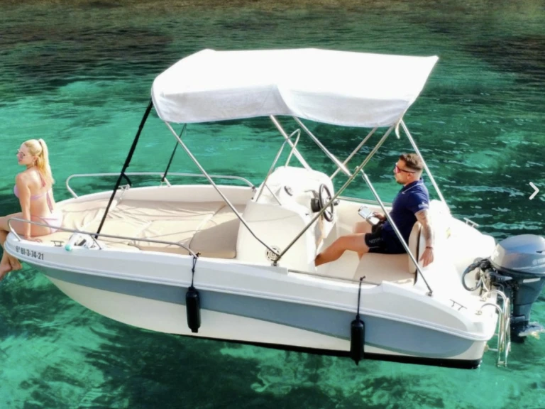 Alquiler de Quicksilver Activ 455 Open en Sant Antoni de Portmany