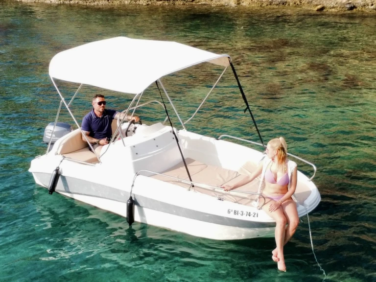 Alquiler de embarcaciones Quicksilver Activ 455 Open enSant Antoni de Portmany en Samboat