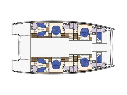 Alquiler Catamarán  con o sin  título de navegación