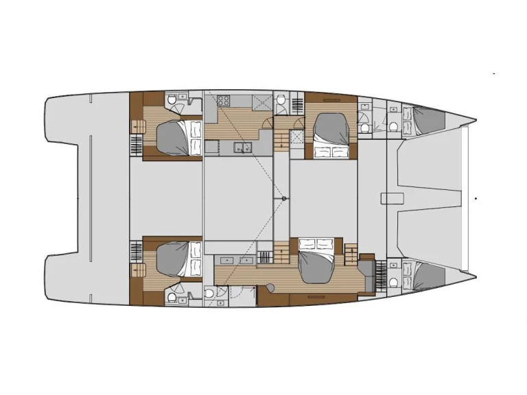 Alquiler Yate de lujo en Álimos - Fountaine Pajot Fountaine Pajot Power Alegria 67 (4 cab)