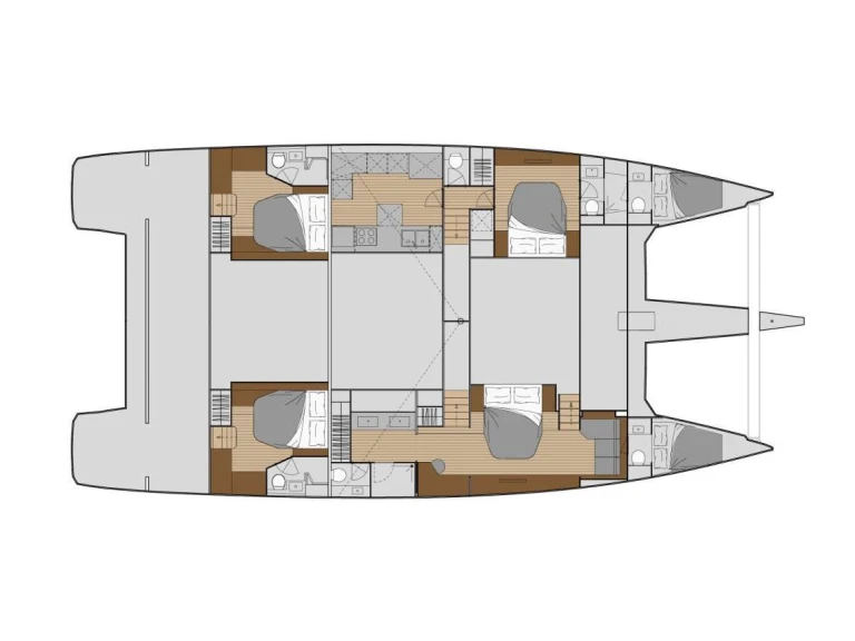 Alquiler de Catamarán, con o sin patrón Fountaine Pajot Kallithea