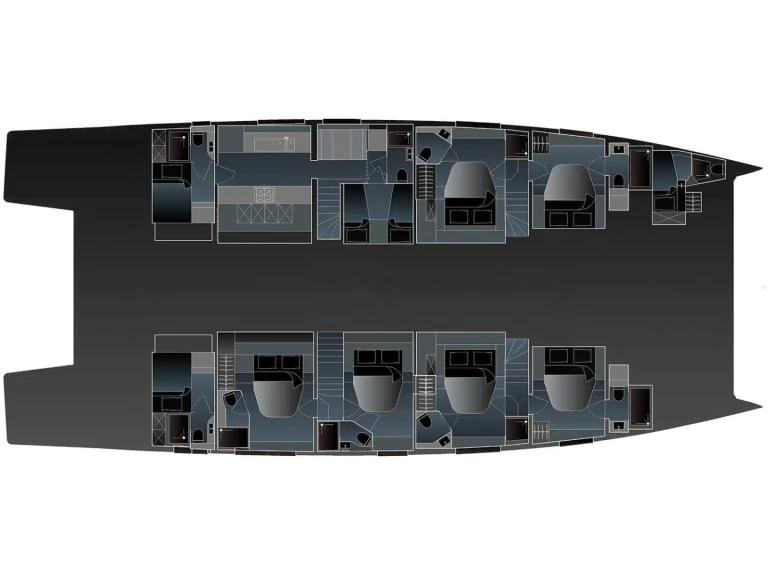 Alquiler Yate de lujo en Álimos - Fountaine Pajot Fountaine Pajot Power 80 (6 cab)