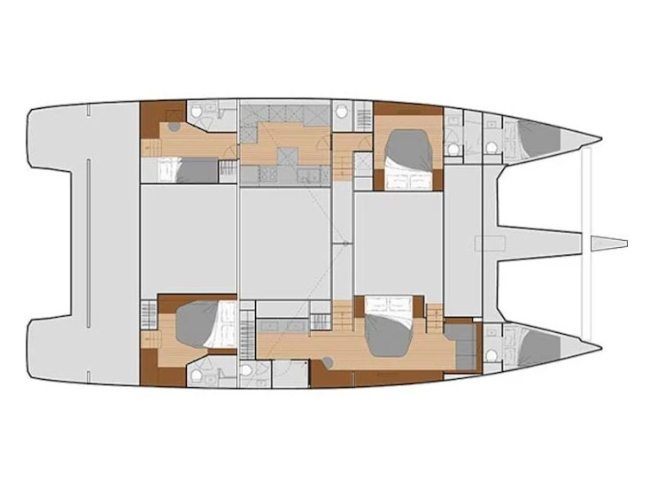 Alquiler de Catamarán, con o sin patrón Fountaine Pajot Néa Péramos