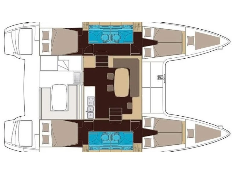 Alquiler de barcos Álimos barato de Lagoon 400 S2