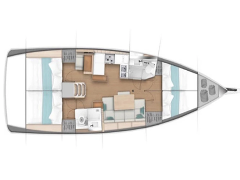 Jeanneau Sun Odyssey 440 de alquiler a Isla Antigua