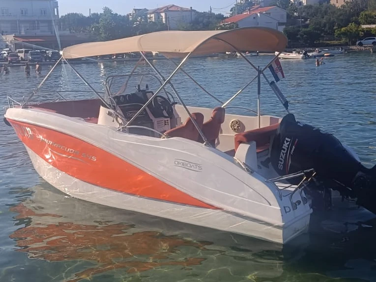 Alquiler Lancha Okiboats con o sin  título de navegación