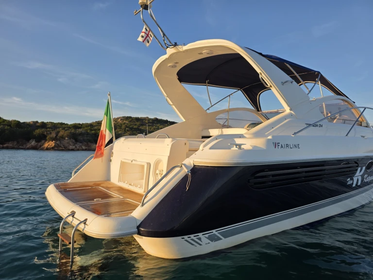 Alquiler Lancha Fairline con o sin  título de navegación