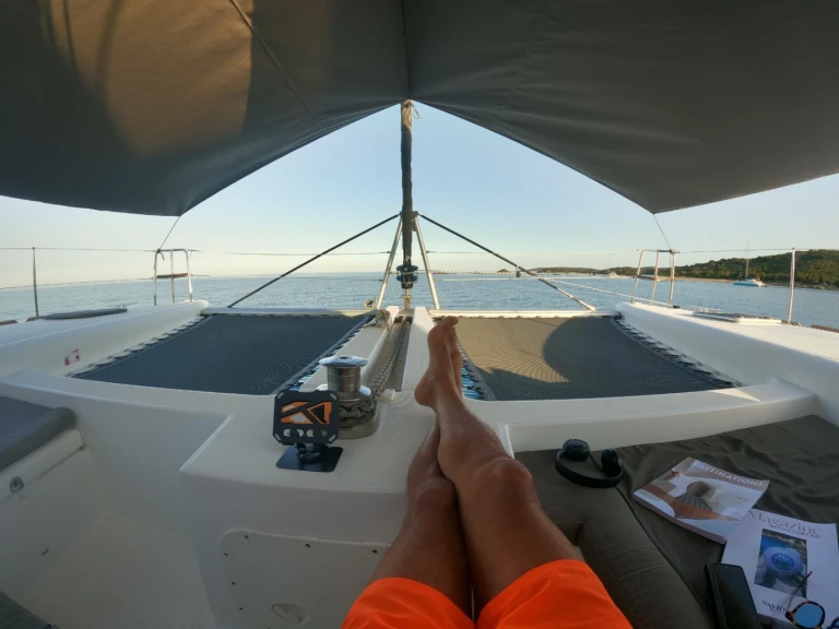 Alquiler de embarcaciones Lagoon Lagoon 450 Sport Top enAjaccio en Samboat