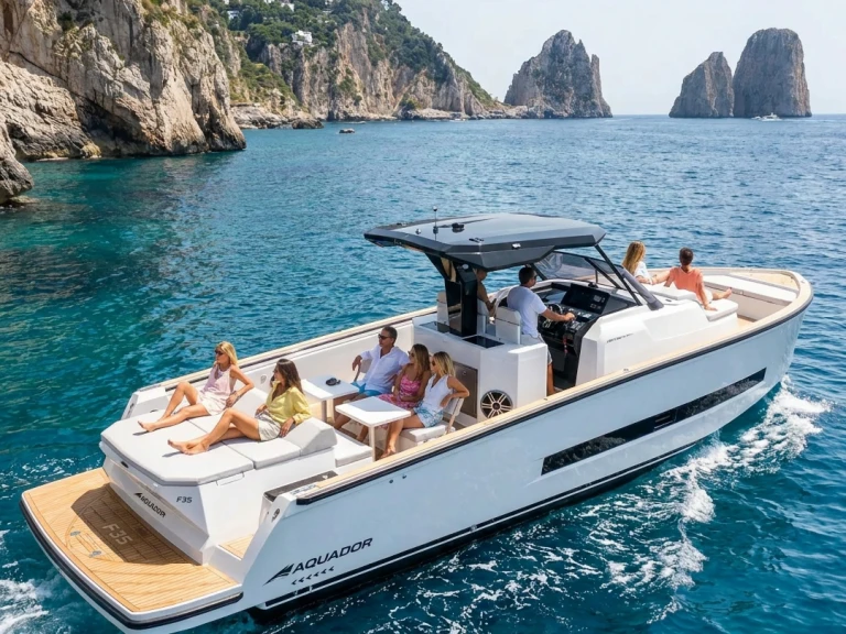 Alquiler de Gozzo Libeccio 32WA en Sorrento