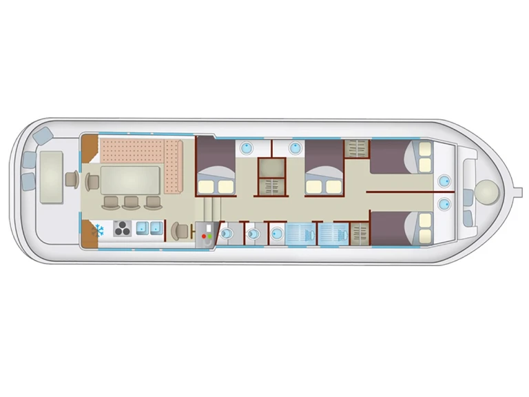 Alquiler Casa flotante Pénichette con o sin  título de navegación