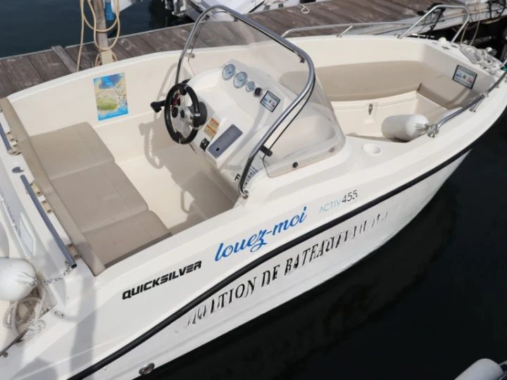 Alquiler de embarcaciones Quicksilver Activ 455 Open enPort de Sète en Samboat