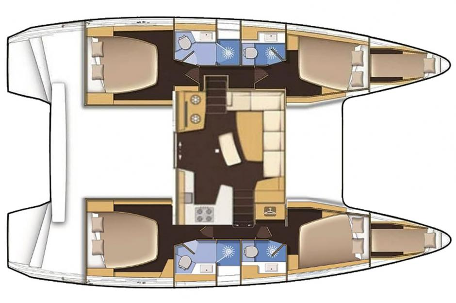 Alquiler de embarcaciones Lagoon Lagoon 42 enBlue Lagoon Marina en Samboat