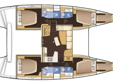 Alquiler de embarcaciones Lagoon Lagoon 42 enBlue Lagoon Marina en Samboat