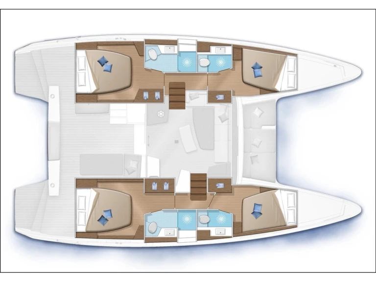 Alquiler Catamarán Lagoon con o sin  título de navegación