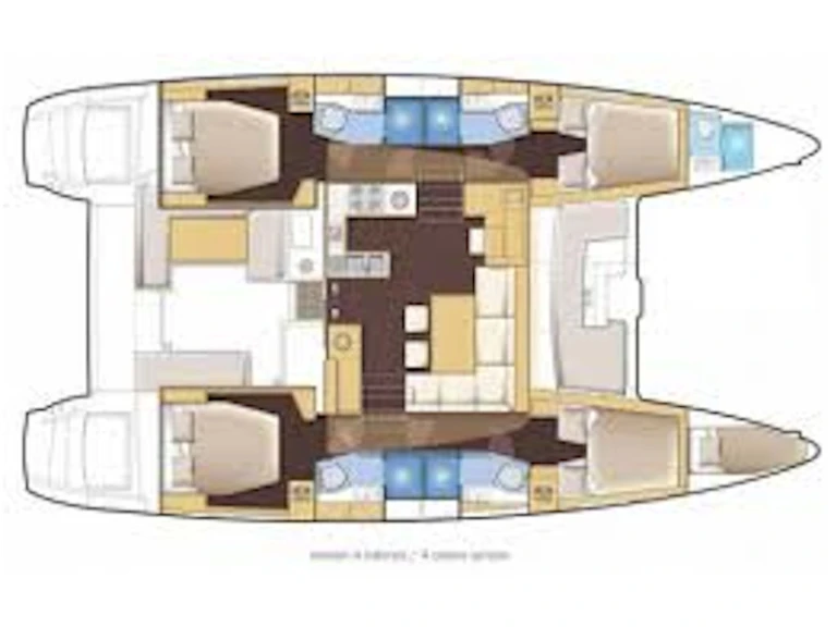 Alquiler Catamarán Lagoon con o sin  título de navegación
