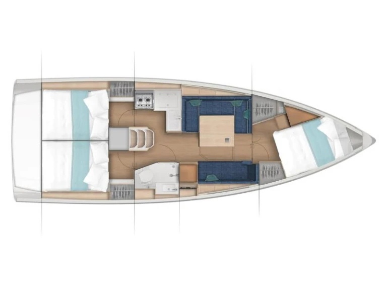 Alquiler Velero en Las Galletas - Jeanneau Sun Odyssey 380
