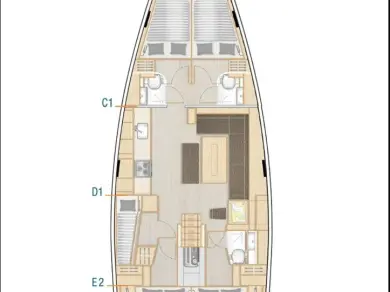 Alquiler de Velero, con o sin patrón Hanse Lefkáda