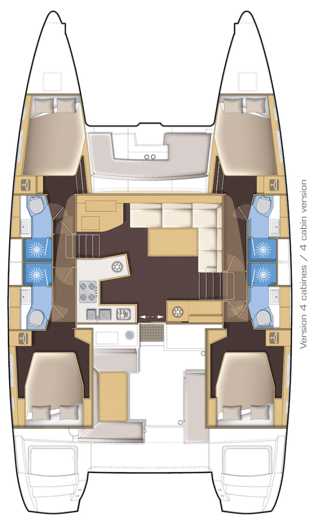 Alquiler Catamarán en Palma de Mallorca - Lagoon Lagoon 450