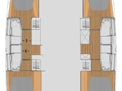 Alquiler de embarcaciones Fountaine Pajot Elba 45 enFethiye en Samboat