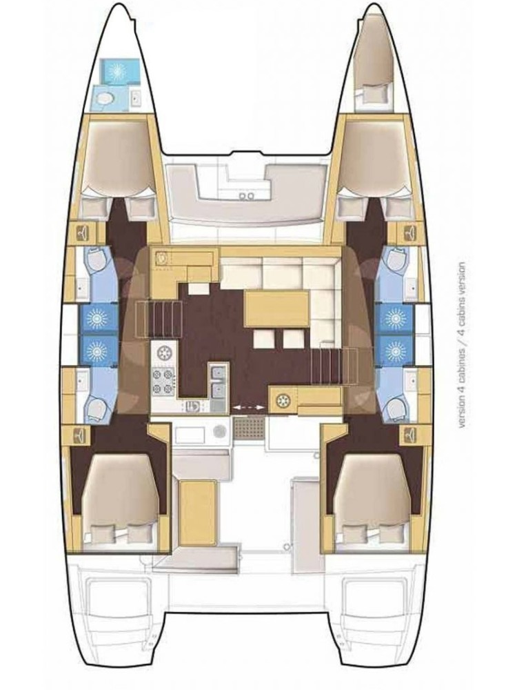 Alquiler de embarcaciones Lagoon Lagoon 46 enSkiathos en Samboat