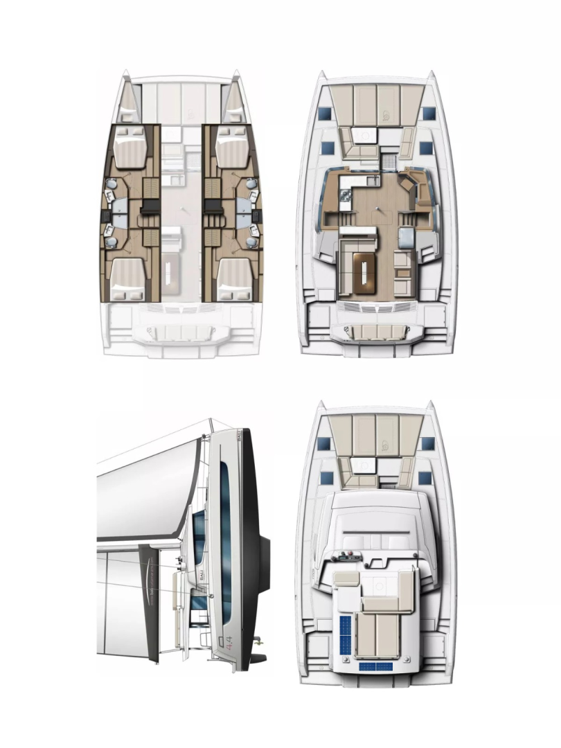 Alquiler Catamarán Bali con o sin  título de navegación