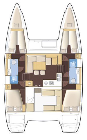 Alquiler de Catamarán, con o sin patrón Lagoon Mai Khao