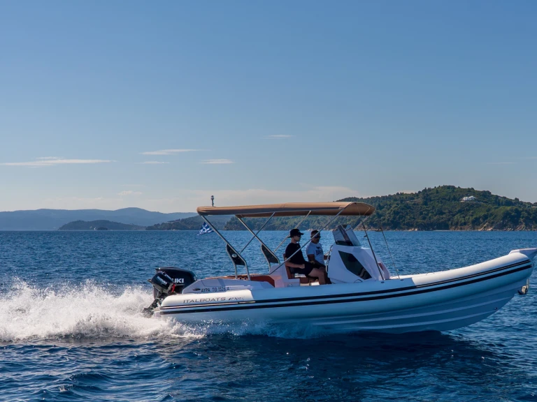 Alquiler de Neumática, con o sin patrón Italboats Skiathos