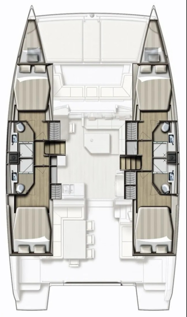 Alquiler Catamarán en Ligia - Bali Bali 4.1