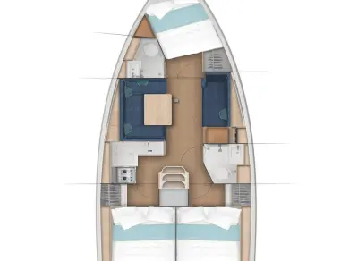 Alquiler de Jeanneau Sun Odyssey 380 en Lávrio