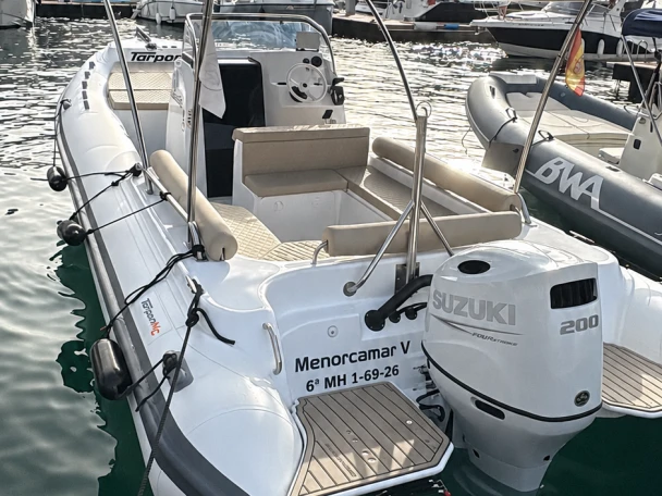 Alquiler Neumática Tarpon con o sin  título de navegación