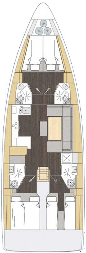 Alquiler de embarcaciones Bavaria Bavaria C46 enBiograd na Moru en Samboat