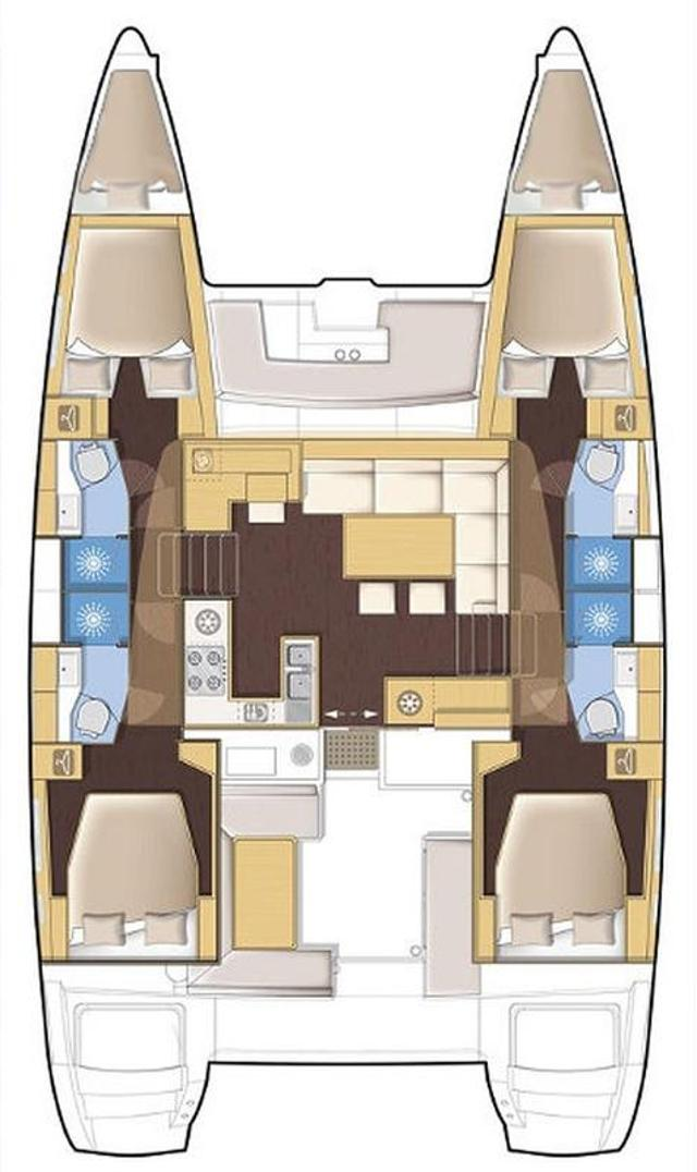 Alquiler Catamarán Lagoon con o sin  título de navegación