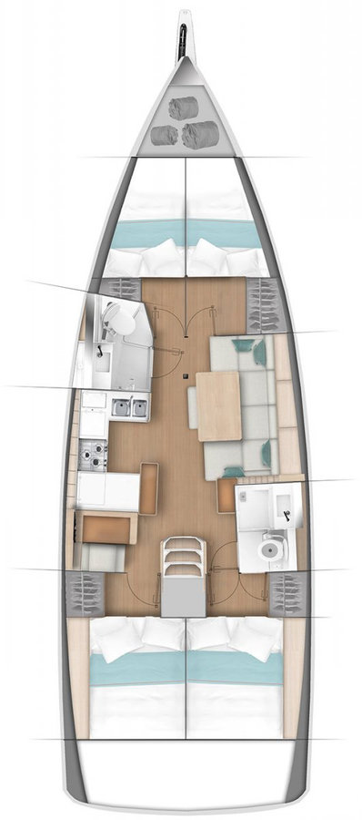 Alquiler de embarcaciones Jeanneau Sun Odyssey 440 enTrogir en Samboat
