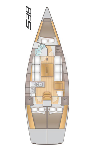 Alquiler de embarcaciones Salona Salona 38 enKaštela en Samboat