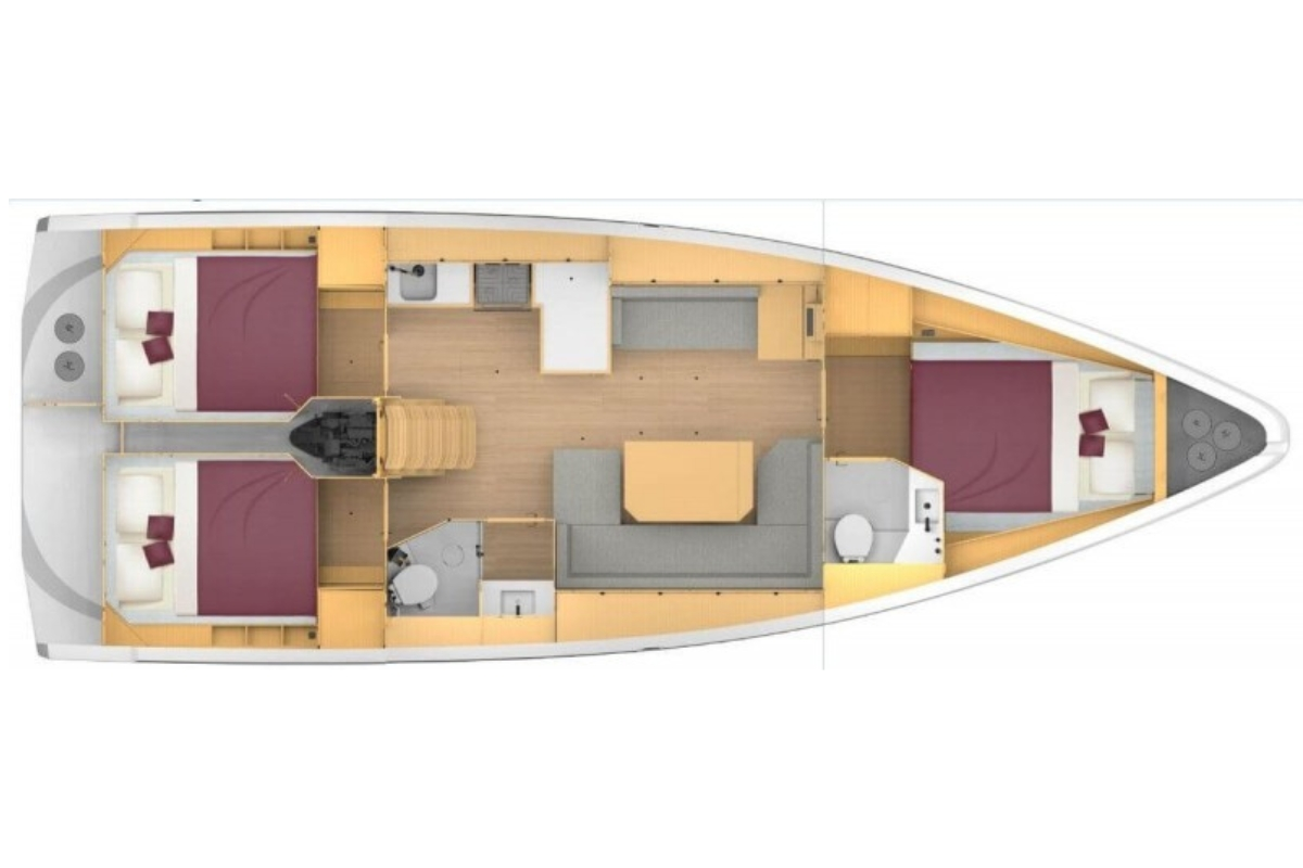 Alquiler de Velero, con o sin patrón Bavaria Biograd na Moru