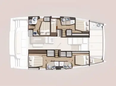 Alquiler de Catamarán, con o sin patrón Bali Lefkáda