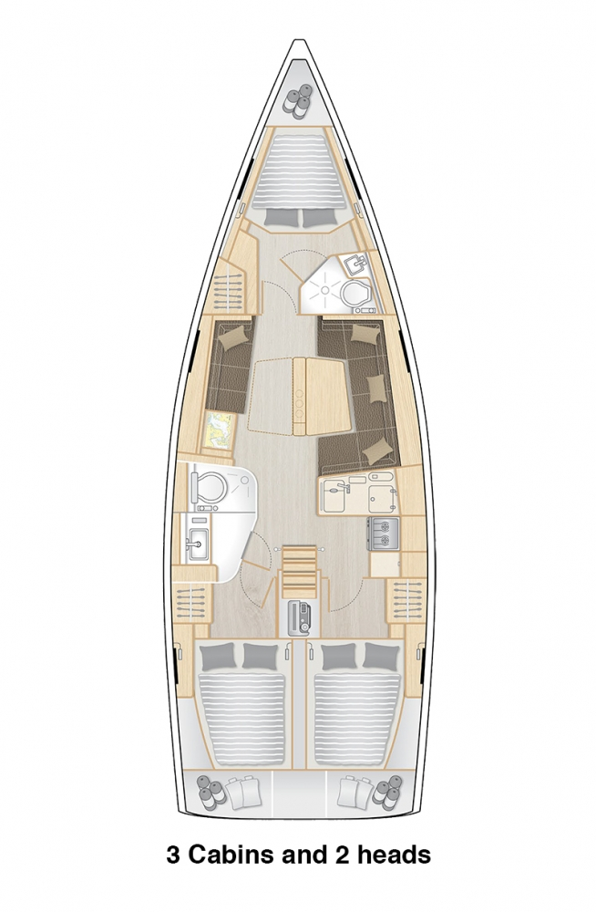 Alquiler de Velero, con o sin patrón Hanse Lávrio