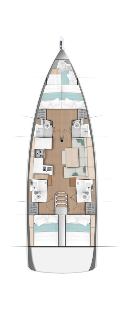 Alquiler de Jeanneau Sun Odyssey 490 en Gouviá