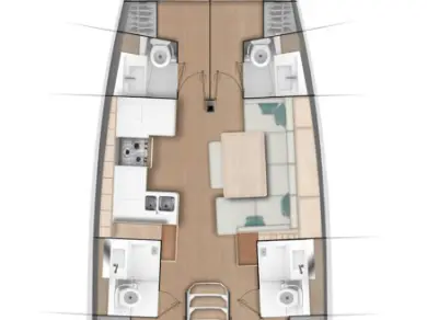 Alquiler de Jeanneau Sun Odyssey 490 en Gouviá