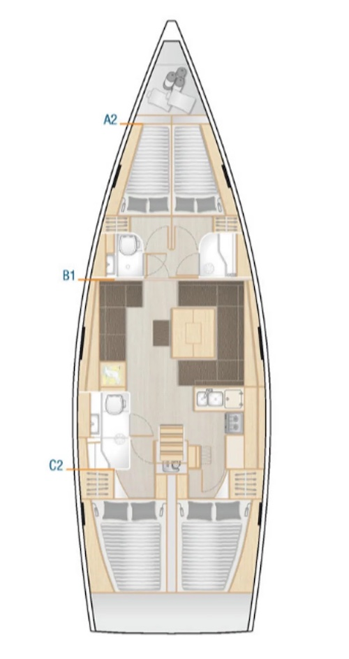 Hanse Hanse 458 de alquiler a Seget Donji