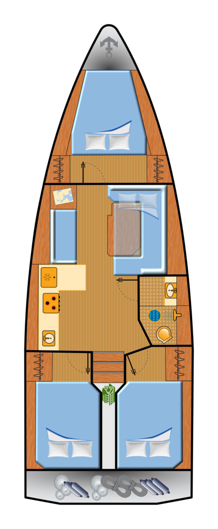 Alquiler de barcos Punat barato de Bavaria C38