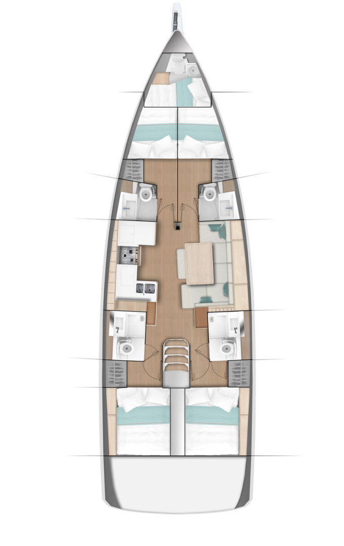 Alquiler de Jeanneau Sun Odyssey 490 en Primošten