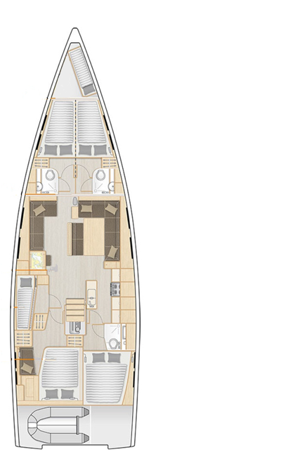 Alquiler de barcos Trogir barato de Hanse 548