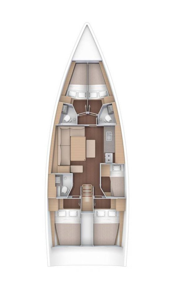 Alquiler Velero en Fethiye - Dufour Dufour 470