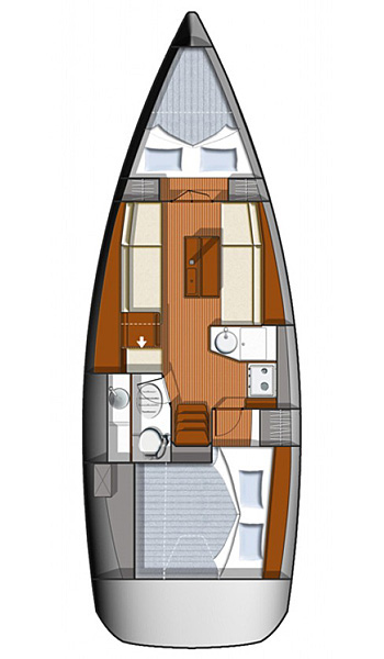 Alquiler de Jeanneau Sun Odyssey 33i en Komolac