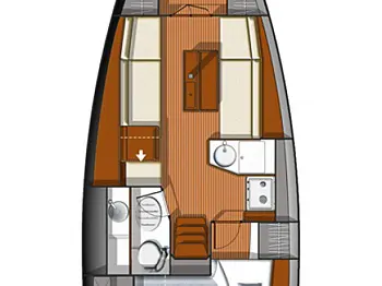 Alquiler de Jeanneau Sun Odyssey 33i en Komolac