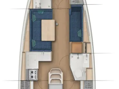 Alquiler de barcos Komolac barato de Sun Odyssey 410