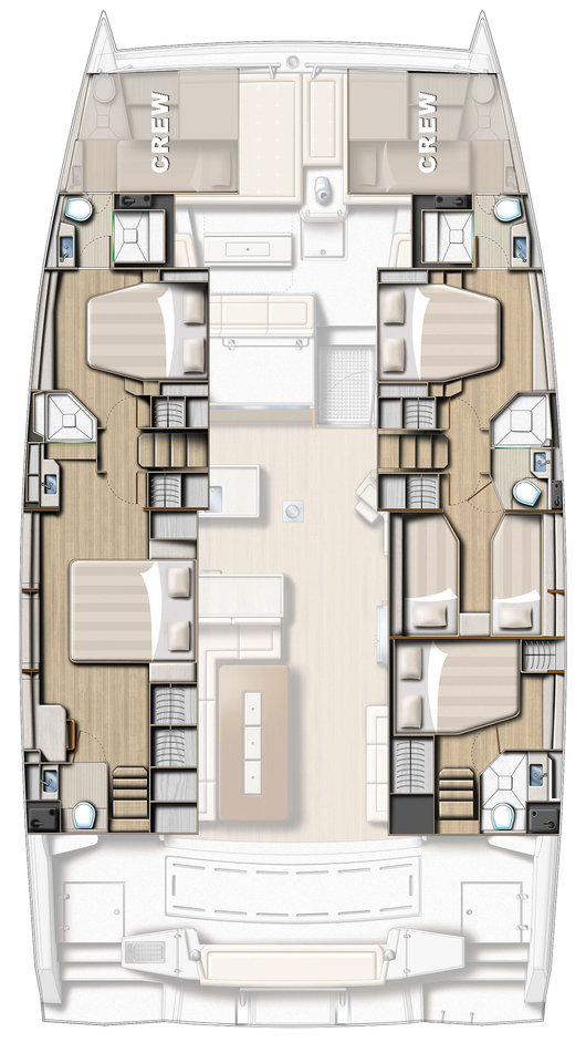 Alquiler Catamarán en Kaštela - Bali Bali 5.4